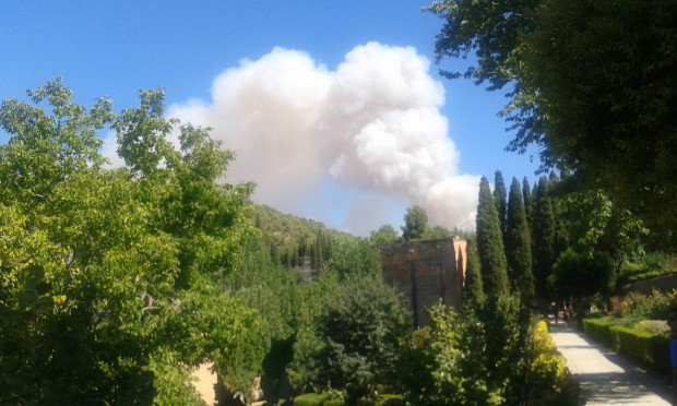 Großbrand bei Granada
