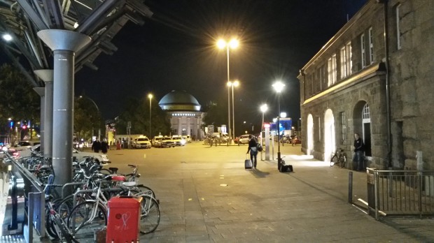 Hauptbahnhof und Kunsthalle
