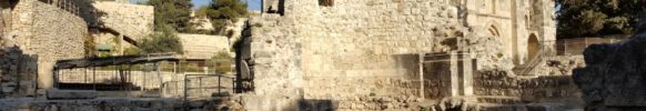 Jerusalem: Bethesda-Teich mit Ruinen aus allen Zeiten der Stadt (Foto: Michael Voß)