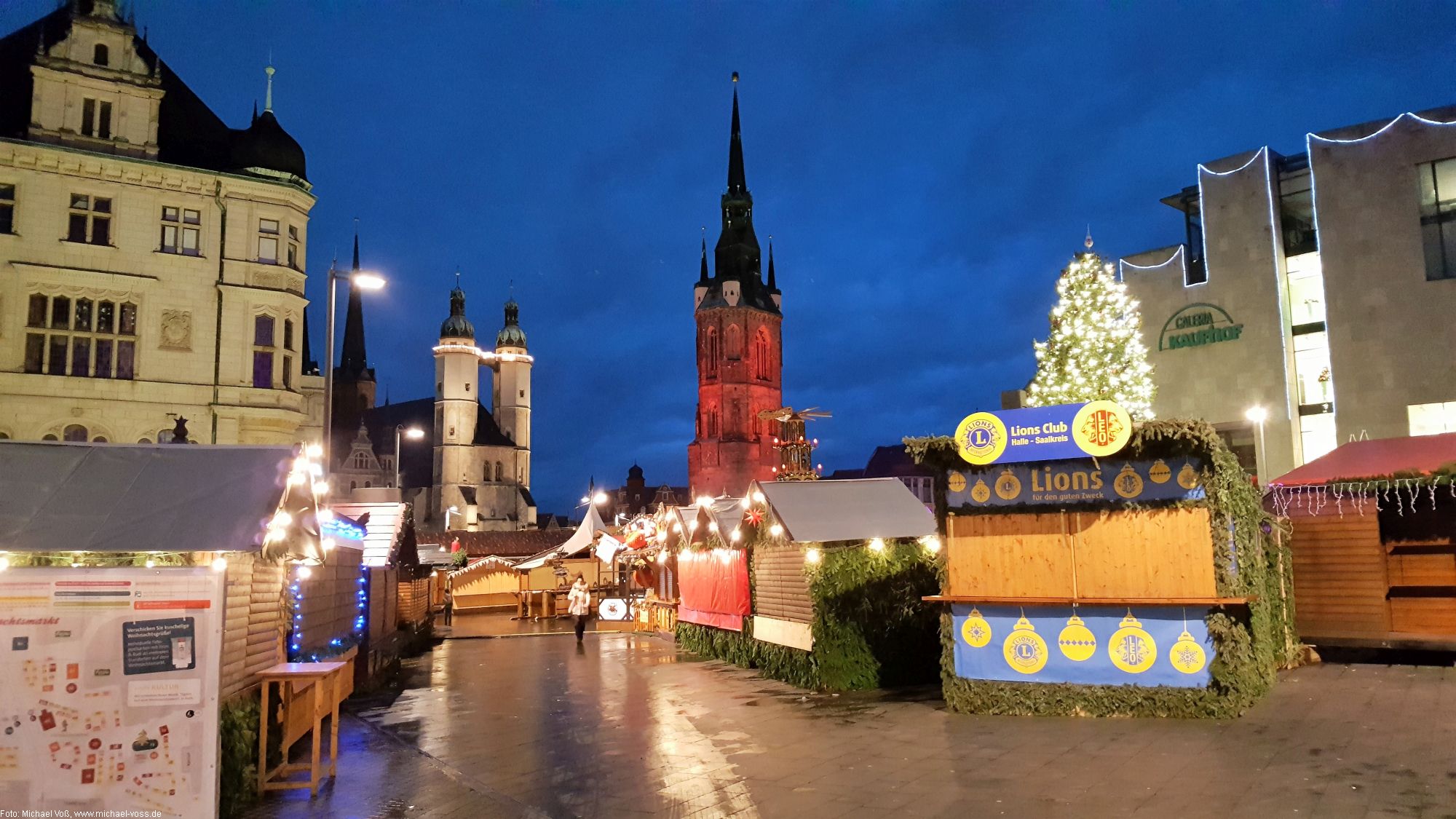 Weihnachtsmarkt in Halle (Foto: Michael Voß)
