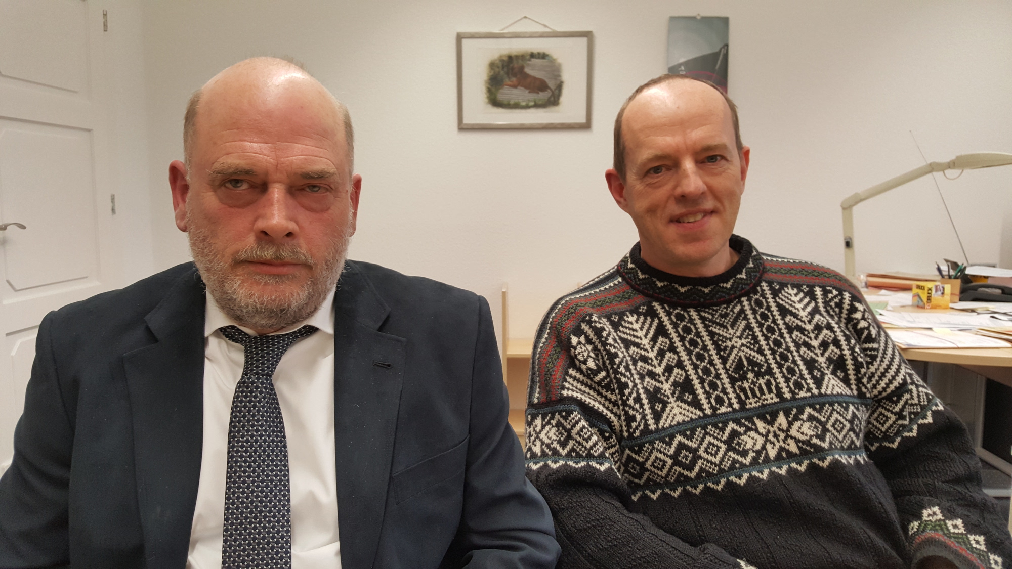 Cord Neddermann (links) und Tobias Schulz arbeiten im Justizministerium