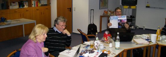 Redaktionssitzung in Erzhausen (16.11.09)