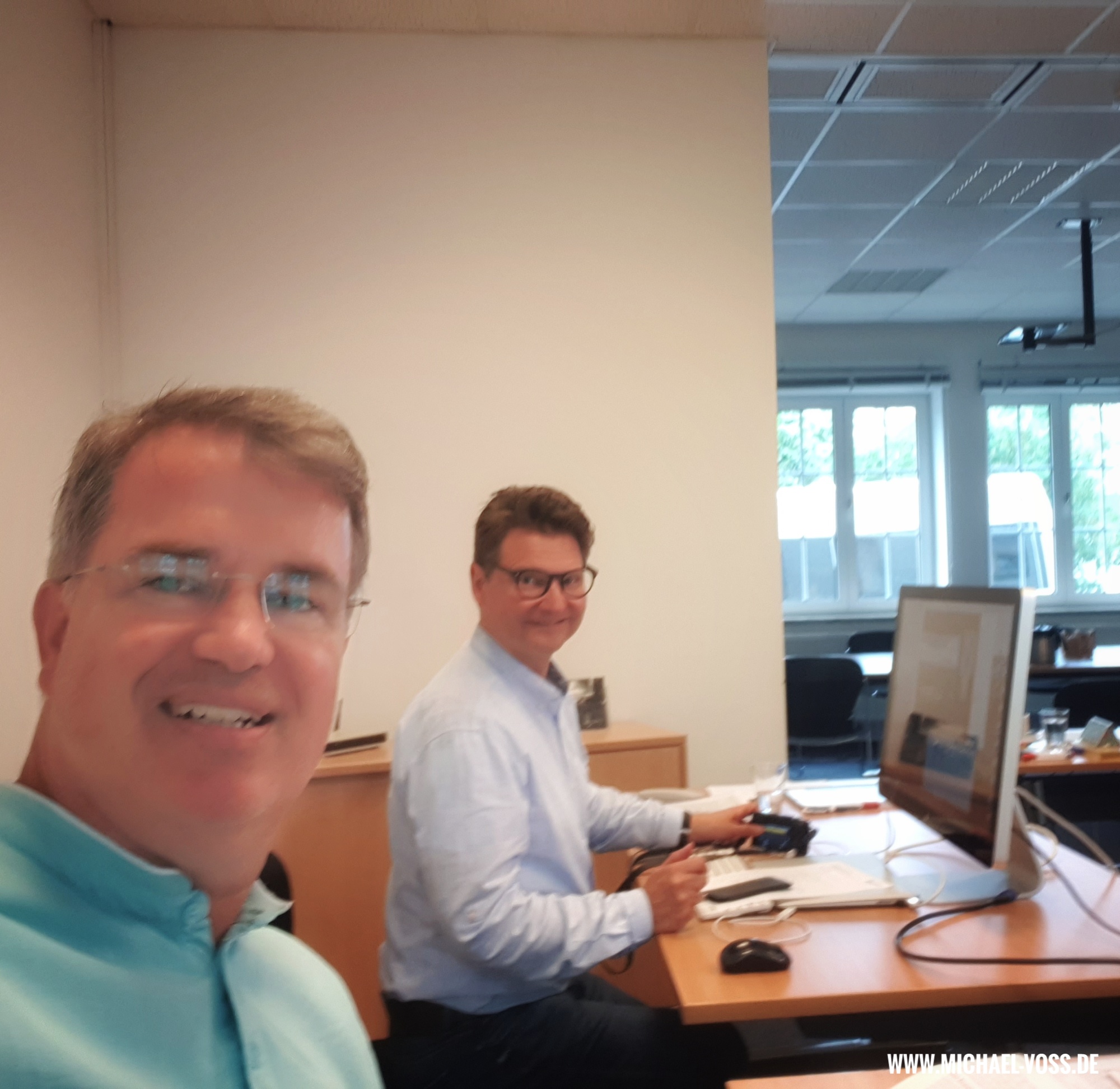 Zusammen mit unserem Geschäftsführer Christoph Irion im Cockpit der morgigen digitalen Mitgliederversammlung