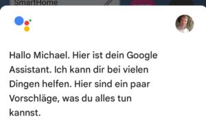 Googles Assistant reagiert auf gesprochenes Wort
