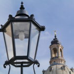 Lampe und Frauenkirche