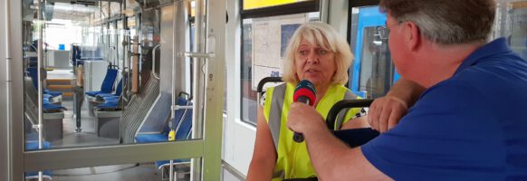 Im Gespräch mit Straßenbahn-Fahrlehrerin Renate Backmann