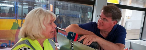 Im Gespräch mit Straßenbahn-Fahrlehrerin Renate Backmann