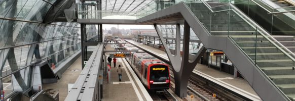 Hamburgs neuer U-Bahnhof Elbbrücken