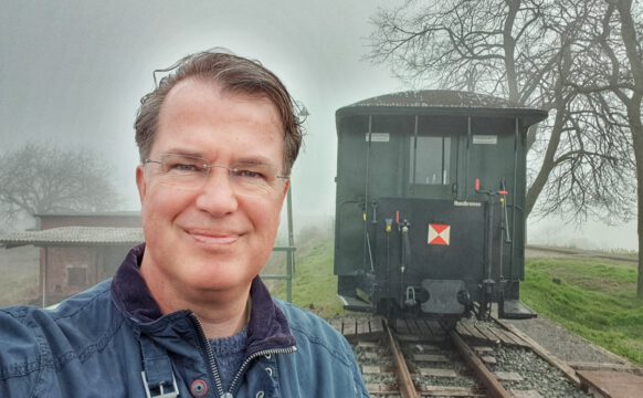 Auf der Brücke an der Station Bocksthal