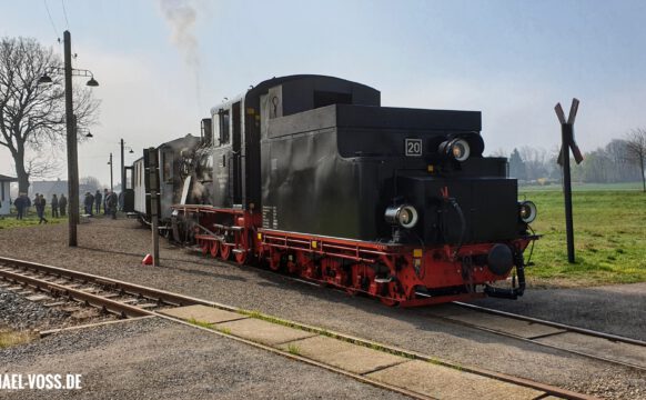 Lok 20 im Gleisdreieck Siersleben