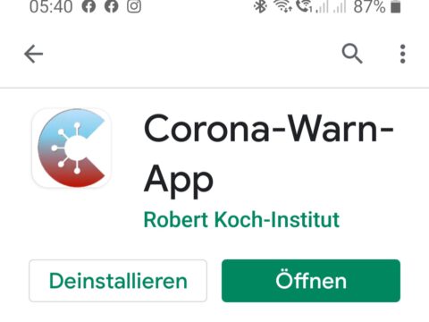 Corona-Warn-App ist installiert