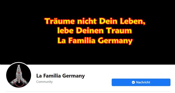 Titelseite von "La Familia Germany" bei Facebook