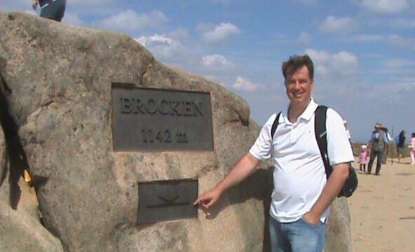 Mein offizielles Foto vom ersten Brockenaufstieg am 01.08.2009
